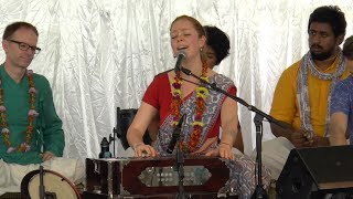 HG Jahnavi Harrison  Sacred Sound Kirtan 2017  Day 3 AM [upl. by Keri]