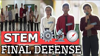 Sample Final Research Defense  STEM Senior High School [upl. by Floridia183]