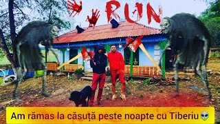 AM RĂMAS CU TIBERIU PESTE NOAPTE LA CĂSUTA DIN PĂDURE 👽👻😲 [upl. by Ennovihs]