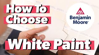 How To Choose A White Paint  My Top 5 favorite Benjamin Moore White Paints [upl. by Akiner946]