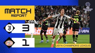 Juventus 31 PSV  UEFA Champions League 202425  juventus psv [upl. by Nnaharas]