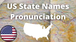 US State Names Pronunciation  American Accent [upl. by Allard]