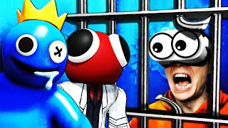 Escaping RAINBOW FRIENDS PRISON In VIRTUAL REALITY [upl. by Nywde]