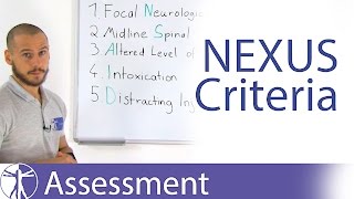 NEXUS Criteria  Cervical Spine Fractures [upl. by Viva]