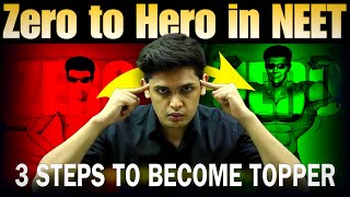 3 Formula to become NEET Topper🔥 Real Motivation Prashant Kirad [upl. by Sacci]