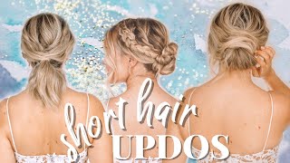 Updo Hairstyles for Short Hair  Kayley Melissa [upl. by Jacqueline]