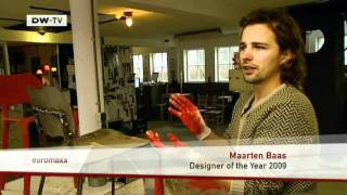 Designer Maarten Baas  euromaxx [upl. by Ayisan]