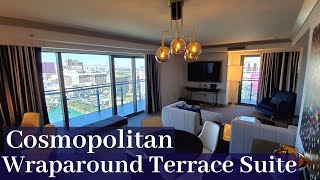 Cosmopolitan Las Vegas  Wraparound Terrace Suite  Fountain View [upl. by Bautista514]