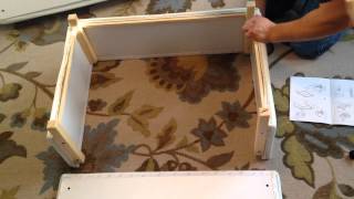 IKEA EKTORP Footstool Ottoman Assembly Instructions Video  How To [upl. by Fullerton]