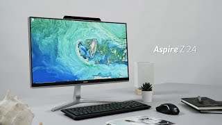 Handson with the Aspire Z 24 AllinOne Desktop  Acer [upl. by Lraed]