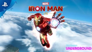 Marvel’s Iron Man VR – Demo Gameplay  PlayStation Underground [upl. by Lubet]