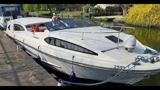 BROADSMAN from Richardsons Hire Fleet on the Norfolk Broads at Stalham [upl. by Ayim]