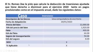 Depreciaciones mensuales actualizadas para Personas Físicas [upl. by Llieno]