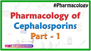 Pharmacology of Cephalosporins  Classification  spectrum of activity and clinical use  Part 1 [upl. by Nylaehs97]