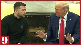 Trump And Zelensky Engage In A Heated White House Confrontation [upl. by Pudendas]