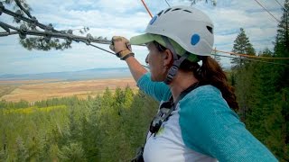 Grants Getaways Crater Lake Zipline [upl. by Edith]