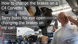 How to Change the Brakes on a C4 Corvette [upl. by Proffitt917]