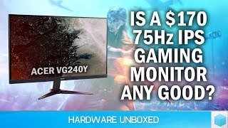 Budget 170 IPS Gaming Monitor Acer Nitro VG240Y Review [upl. by Bonucci]