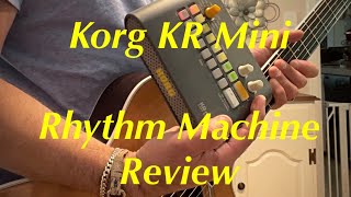 Korg KR Mini Rhythm Machine Review amp Demo [upl. by Ennasor762]