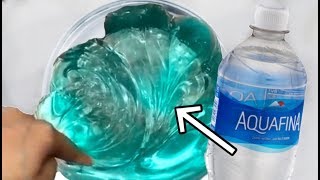 1 INGREDIENT SLIME 💧 ❓ WATER  slime [upl. by Inge]