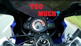 Yamaha TZR 50  Acceleration amp TopSpeed Test 2015 Edition [upl. by Fay50]