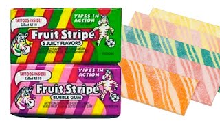 FRUIT STRIPE Gum  90s Commercial [upl. by Sirovart]