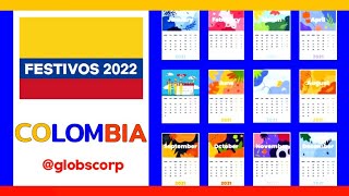 Festivos en Colombia 2022 [upl. by Bullis]