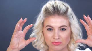 Short Hair Tutorial Updo Less Than 5 Minutes [upl. by Odlareg155]