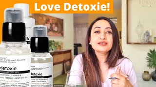 Indian Skincare Brand Review Detoxie Shampoo Detoxie Vitamin C Serum amp Eye Gel [upl. by Nicolina]