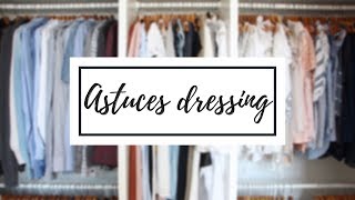 8 astuces rangement  Dressing amp accessoires [upl. by Annabell]