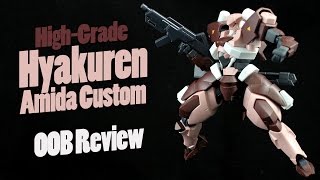 475  HGIBO Hyakuren Amida Custom OOB Review [upl. by Bowne]