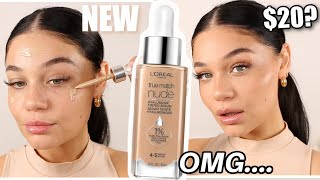 NEW LOreal True Match Hyaluronic Tinted Serum Review…Is it worth it  Blissfulbrii [upl. by Blank337]