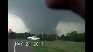 May 24th 2011 Chickasha OK Tornado [upl. by Ahseetal678]