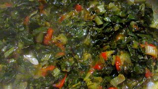 Simple but very tasty spinach recipe South African Youtuber [upl. by Gerdeen]