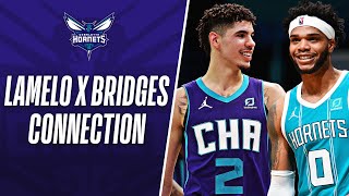 BEST Moments From LaMelo Ball amp Miles Bridges Connection So Far [upl. by Lindon]