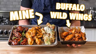 Making Buffalo Wild Wings And Sauces At Home  But Better [upl. by Essej]