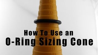 ORing Sizing Cone  The ORing Store [upl. by Rhiana966]