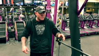 Planet Fitness  How To Do Decline Bench Press On Smith Machine [upl. by Aihsemek]