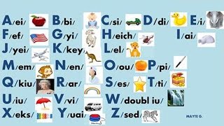 English Alphabet Pronunciation  Alphabet ABC Pronunciation [upl. by Custer]