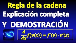 15 Regla de la cadena EXPLICACIÓN COMPLETA y demostración [upl. by Yrrad76]