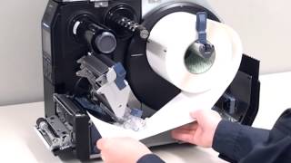 CL4NX Printer  How to Replace Label Roll Rewinder [upl. by Naggem728]