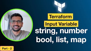 Terraform Input Variable string number bool list map  How to use Terraform Input Variable [upl. by Wales]