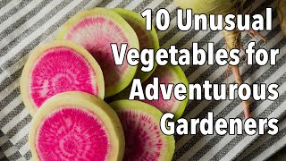 10 Unusual Vegetables for Adventurous Gardeners [upl. by Sugden]