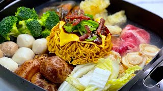 How to cook an Auspicious Army Stew Steamboat [upl. by Latihs]