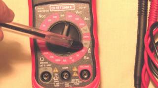 How to use a Multimeter for beginners  KK4WW [upl. by Yazbak]