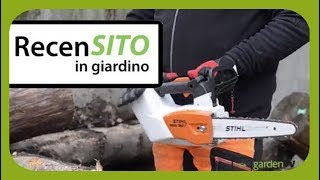 Prova motosega da potatura a batteria Stihl MSA 160T [upl. by Esteban]