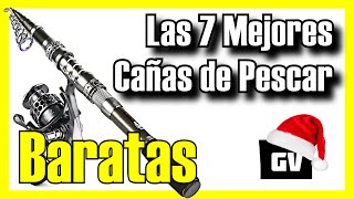 🎣 Las 7 MEJORES Cañas de Pescar BUENAS y BARATAS de Amazon 2025✅CalidadPrecio Telescópicas [upl. by Kitty]