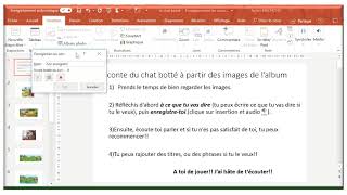 Enregistrer audio dans powerpoint [upl. by Madson74]