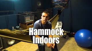 How to hang a hammock indoors [upl. by Esinal]