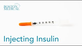 How to Inject Insulin with a Syringe [upl. by Aissela]